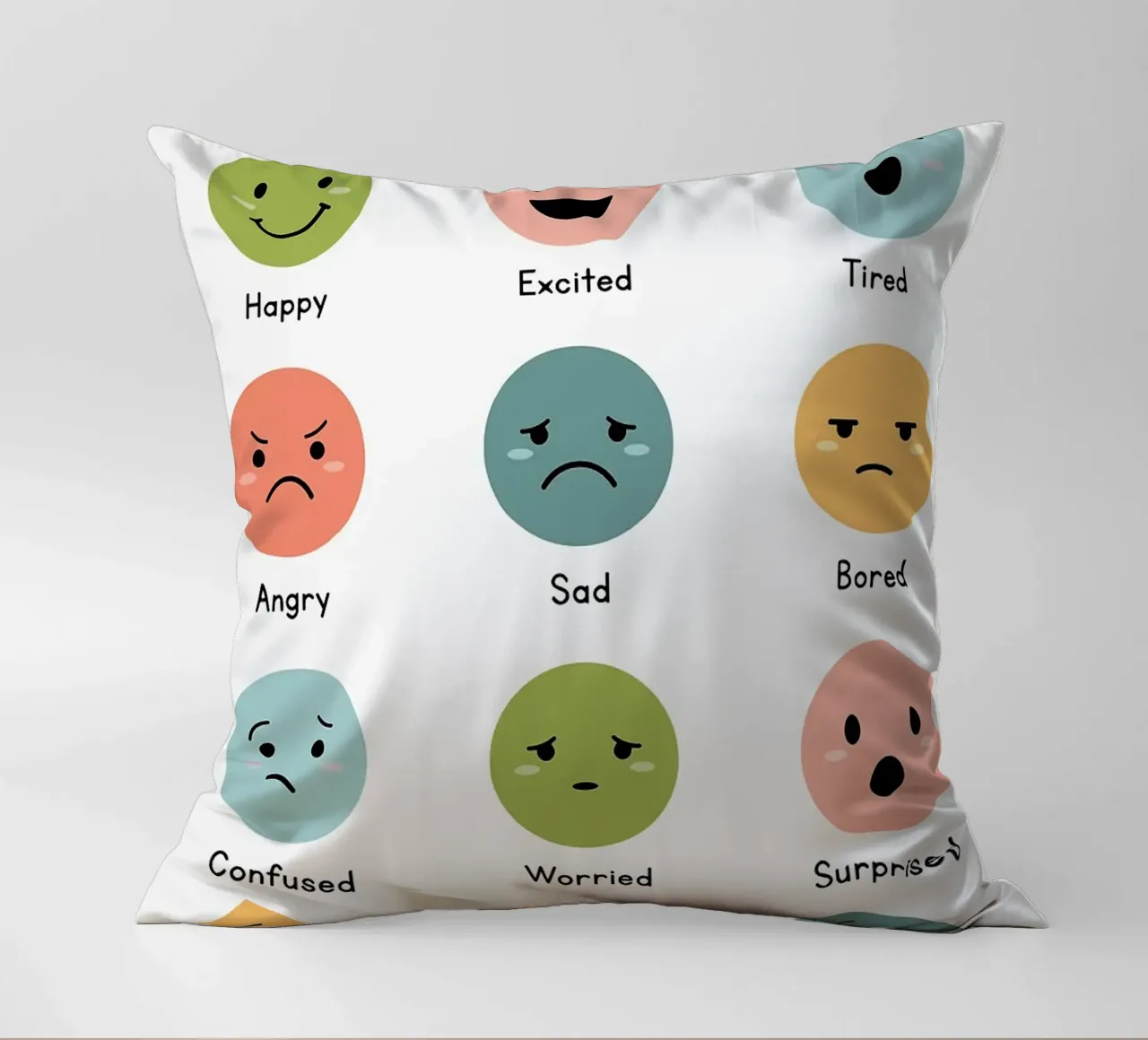 Grafico delle emozioni cuscino da bazi