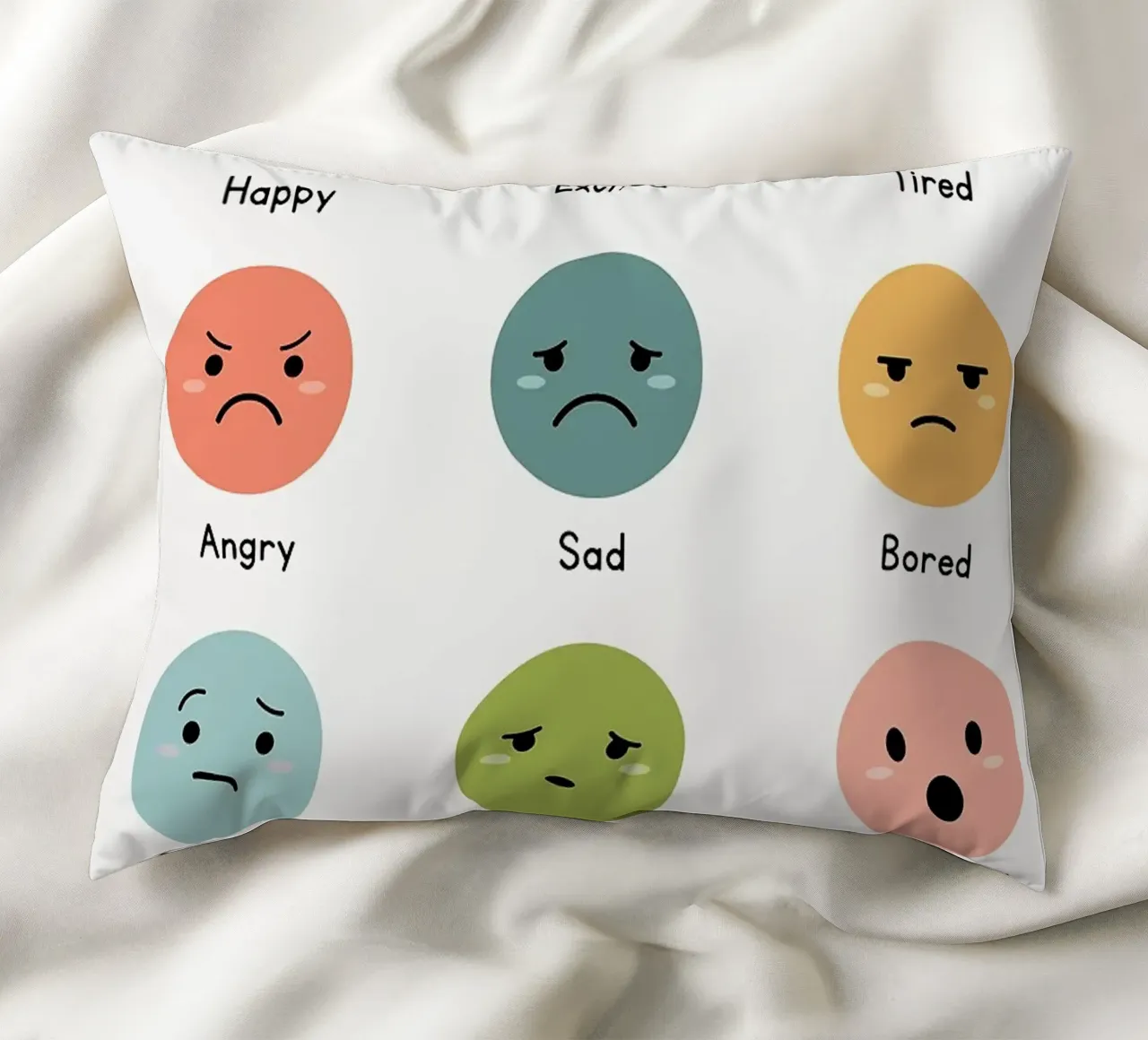 Grafico delle emozioni cuscino da bazi