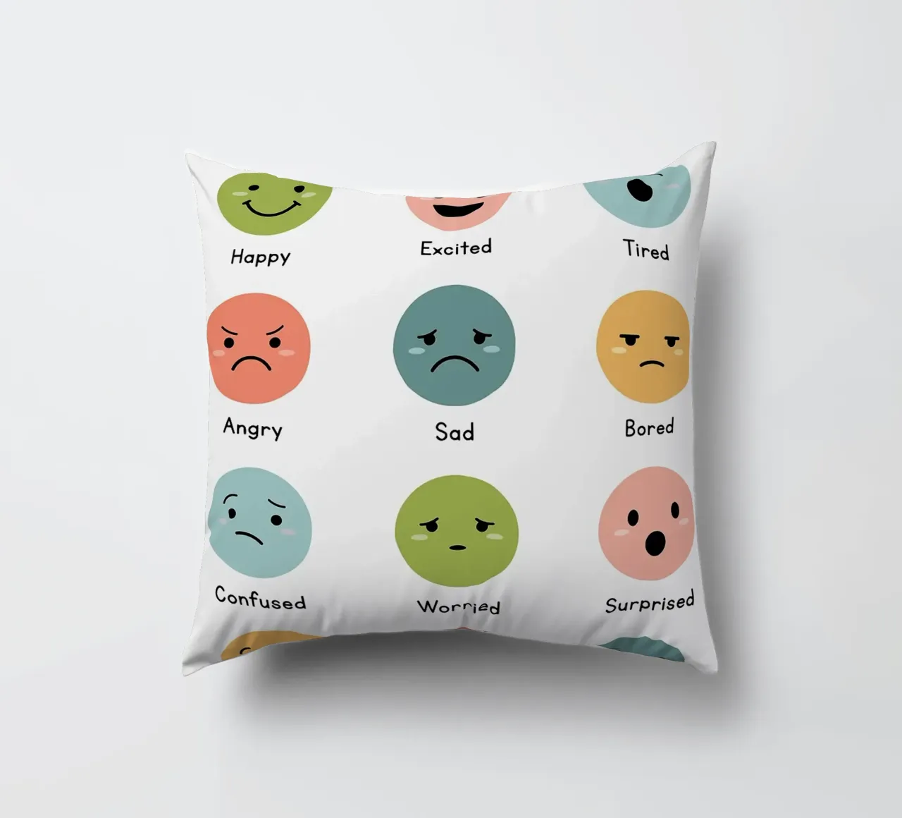 Grafico delle emozioni cuscino da bazi