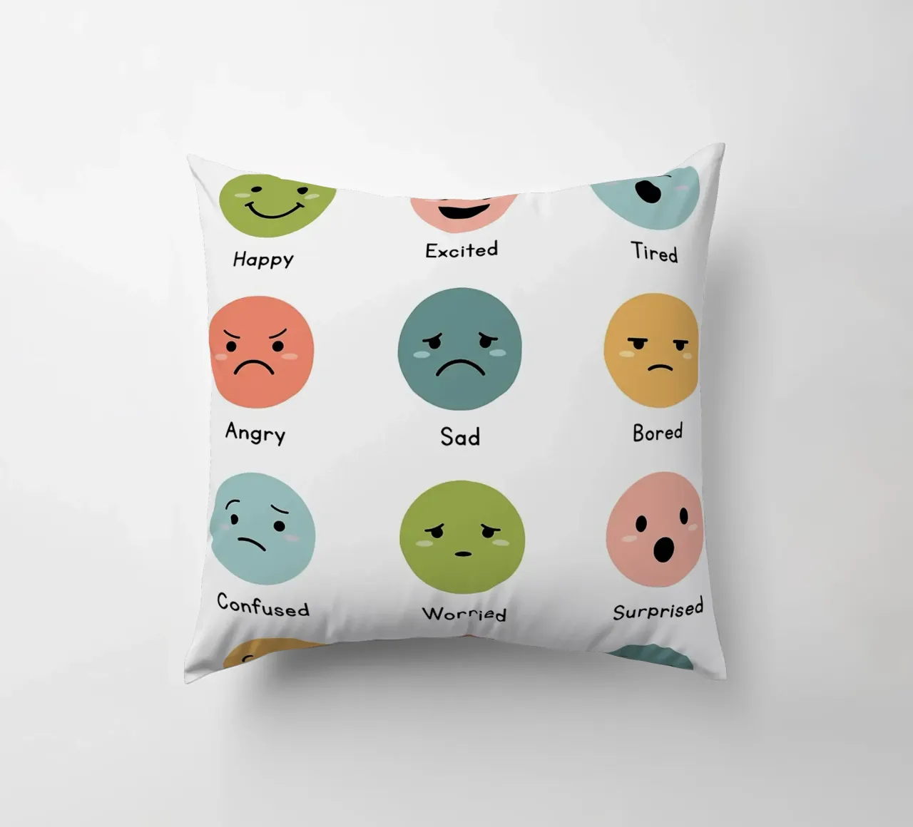 Grafico delle emozioni cuscino da bazi