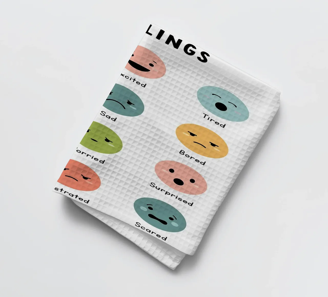 Grafico delle emozioni canovaccio da cucina da bazi
