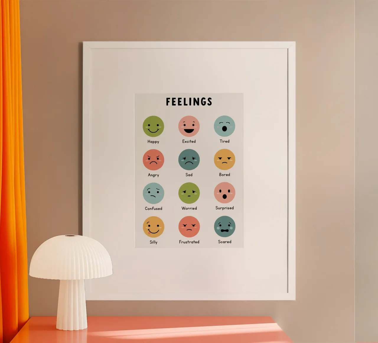 Grafico delle emozioni carta hahnemühle da bazi