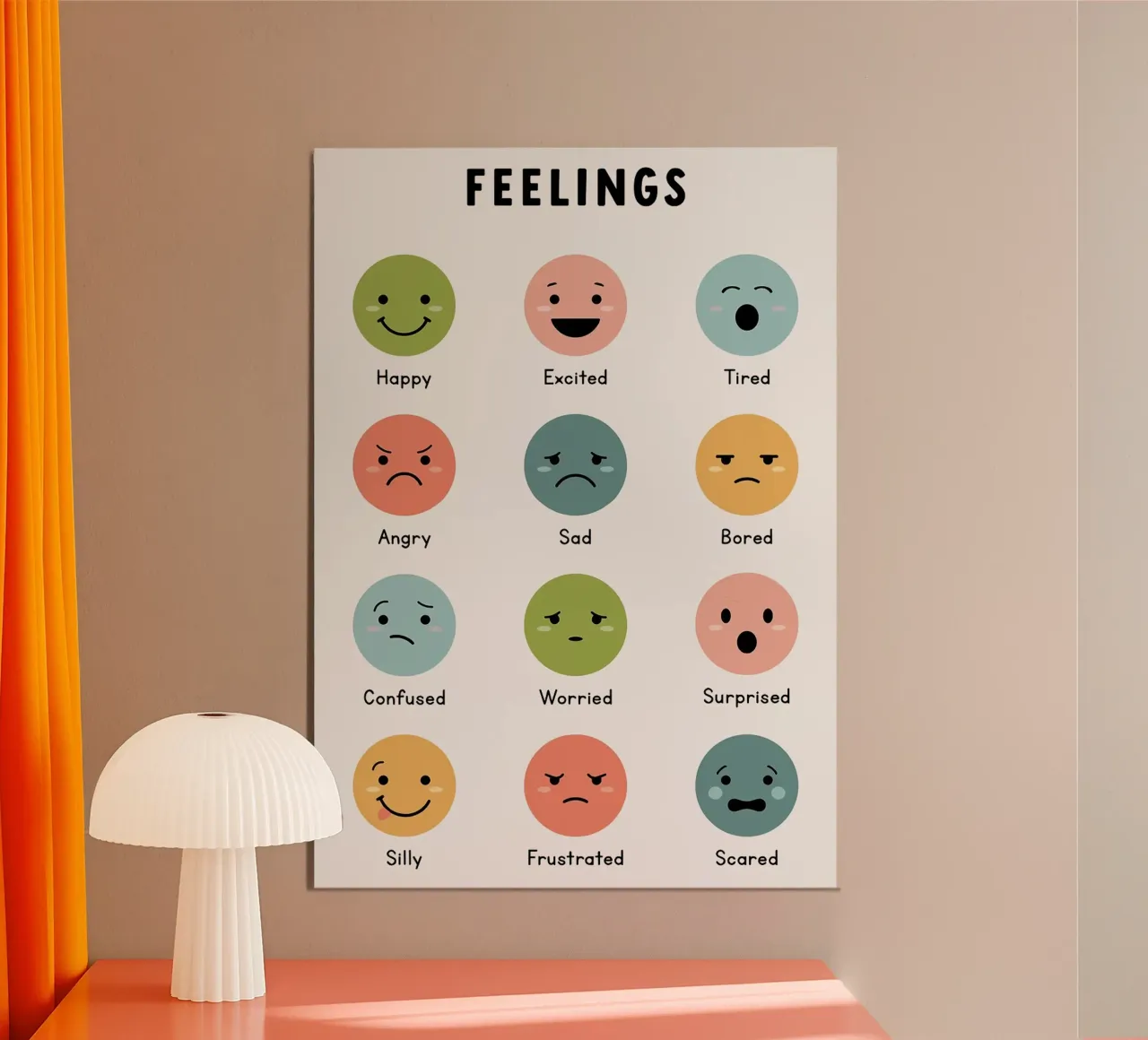 Grafico delle emozioni carta hahnemühle da bazi