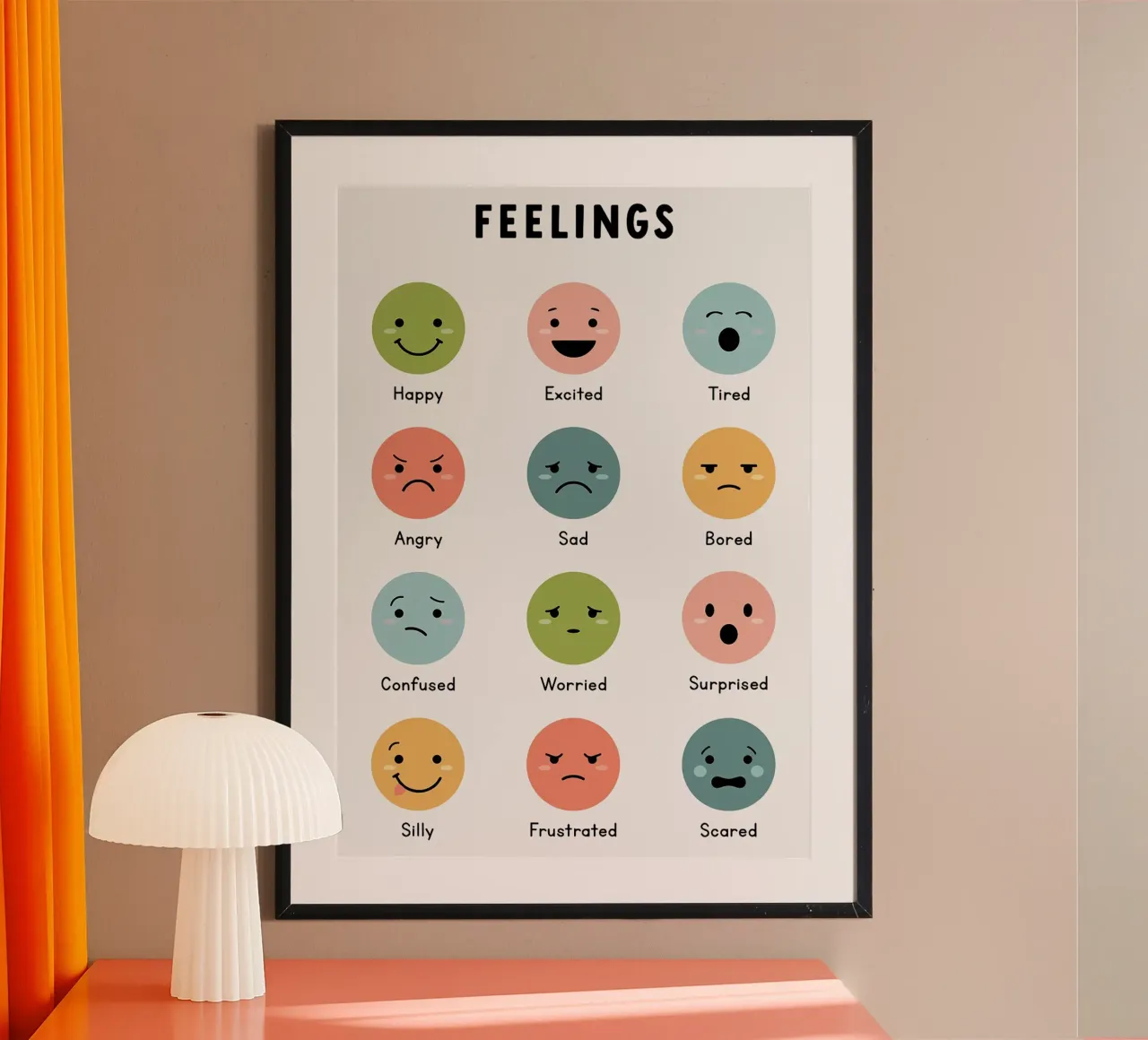 Grafico delle emozioni carta hahnemühle da bazi