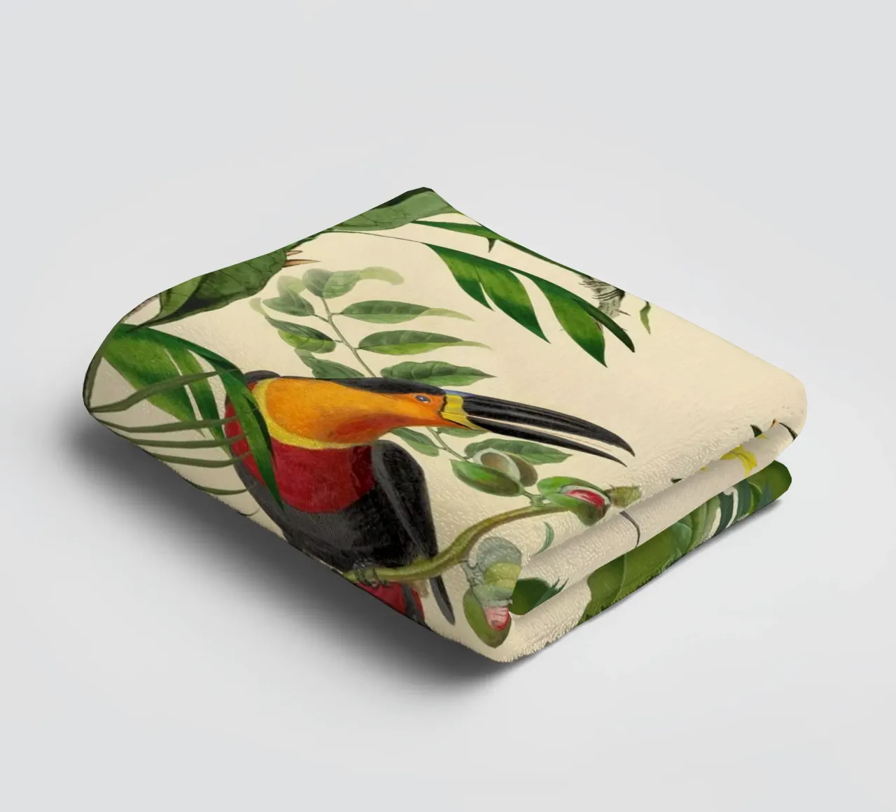 Toucans And Hummingbirds Paradise towel by Andrea Haase Vintage World