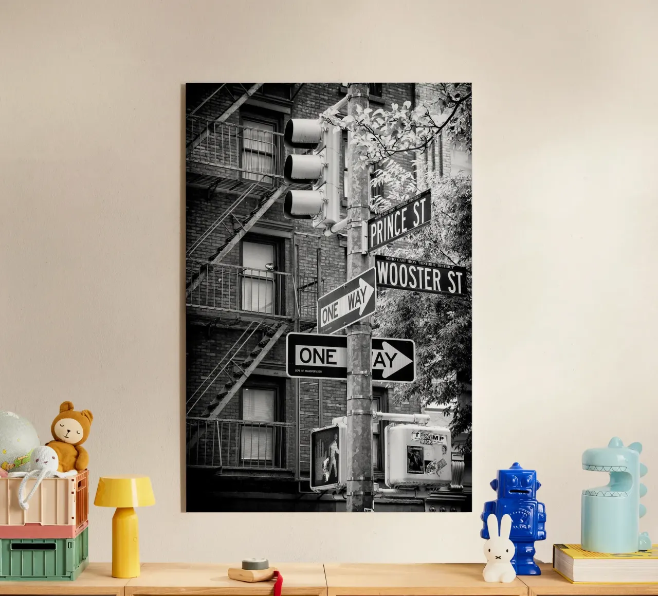 Manhattan nera - Prince Street plexiglass da Brant Varner