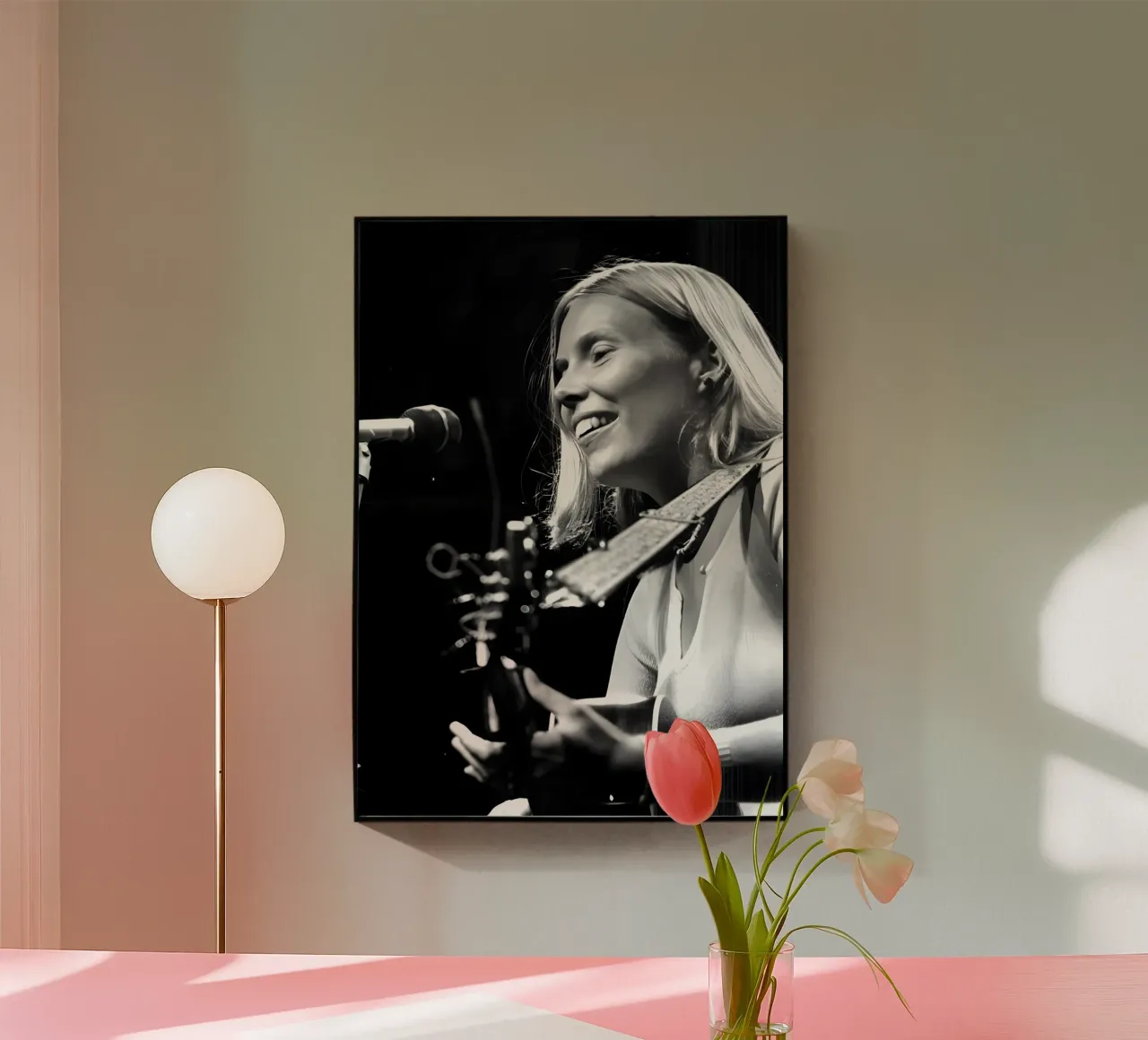 Joni Mitchell plexiglass da The Poster Hub