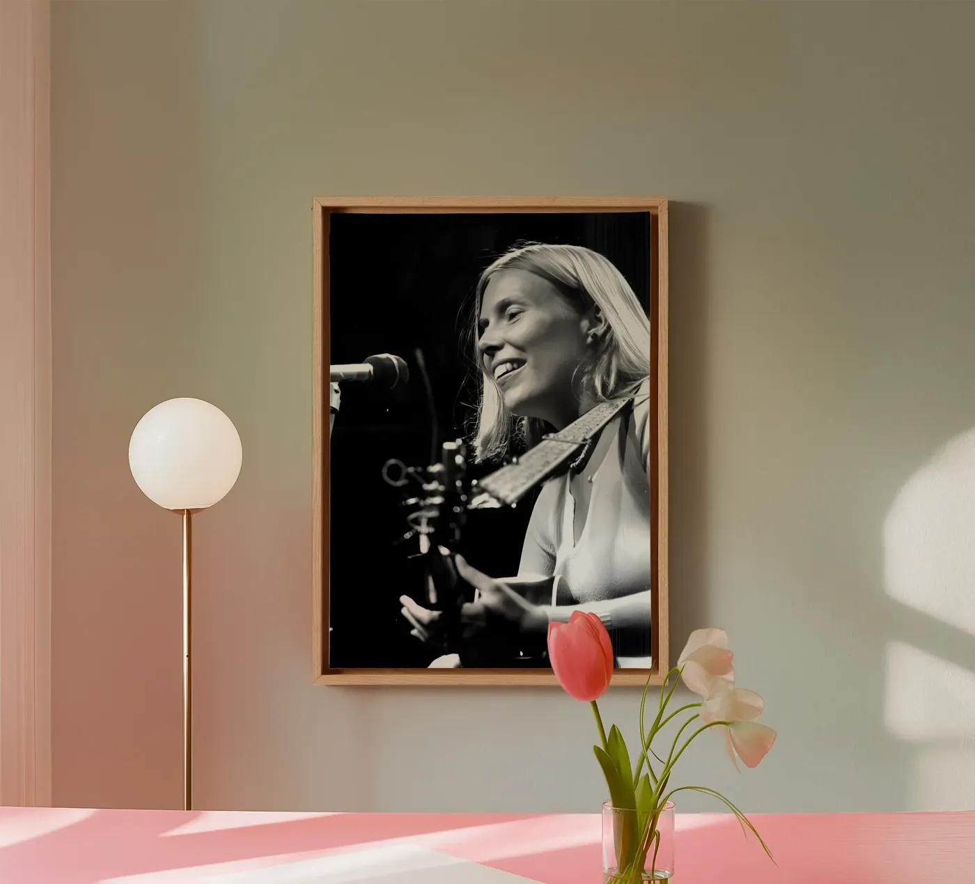 Joni Mitchell canvas by Digital Street art