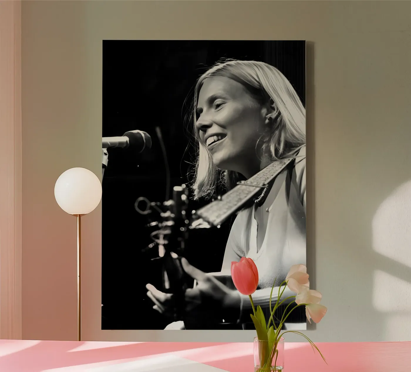 Joni Mitchell canvas by Digital Street art