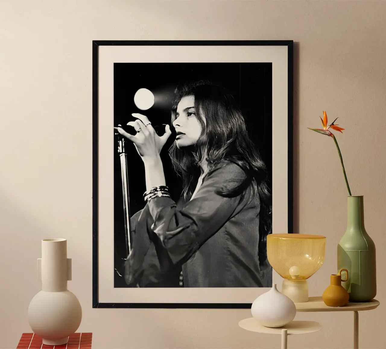 Hope Sandoval poster da Digital Street art