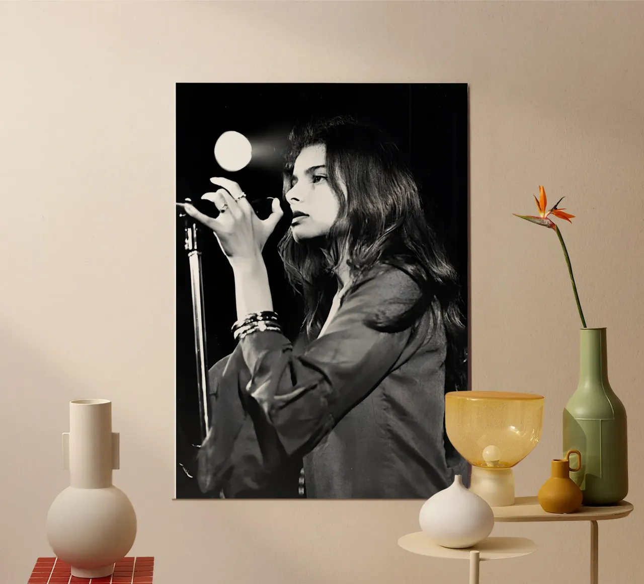 Hope Sandoval poster da Digital Street art