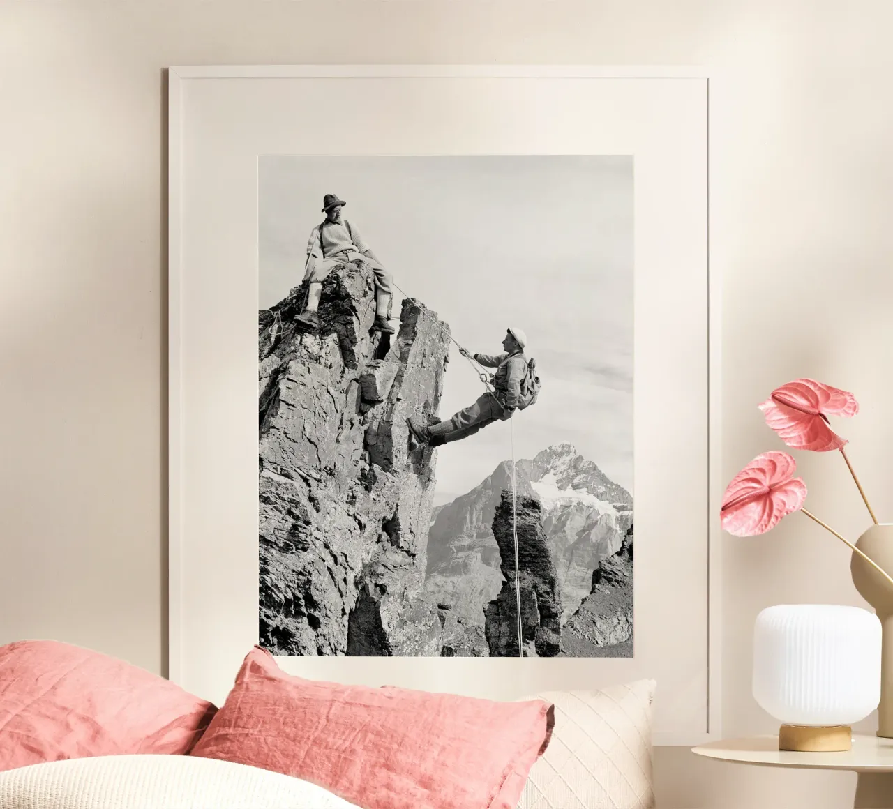 Bergsteiger in der Schweiz Hahnemühle von Brant Varner
