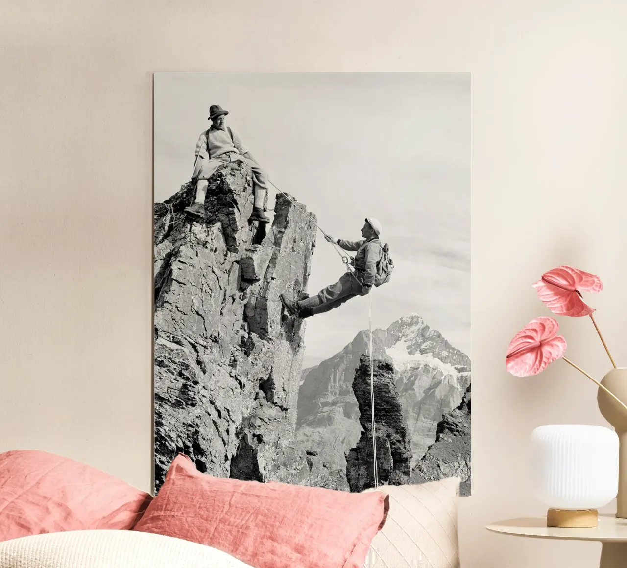 Bergsteiger in der Schweiz Hahnemühle von Brant Varner