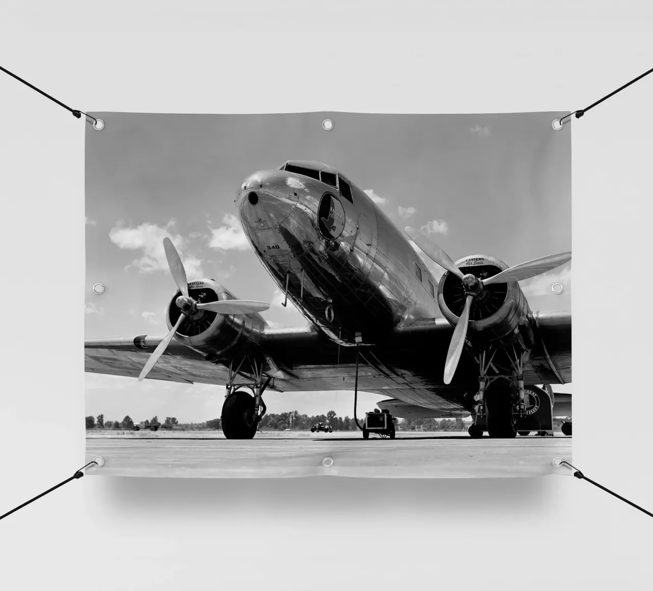Aereo passeggeri retrò telo in pvc da Brant Varner