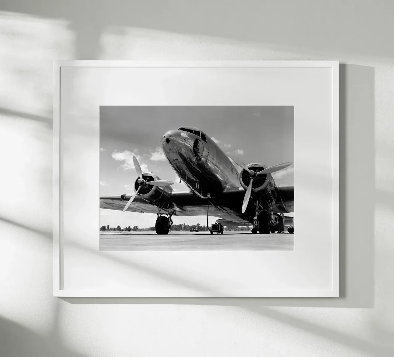 Aereo passeggeri retrò carta hahnemühle da Brant Varner