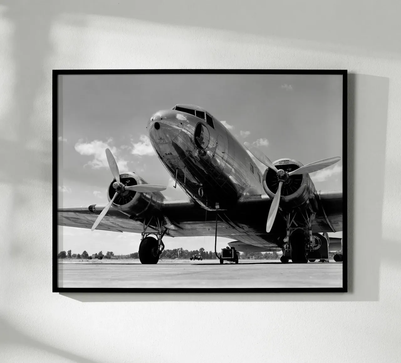 Aereo passeggeri retrò carta hahnemühle da Brant Varner