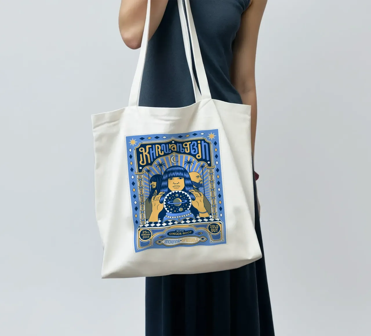 Poster di Grooves from Another World borsa in juta da mamass