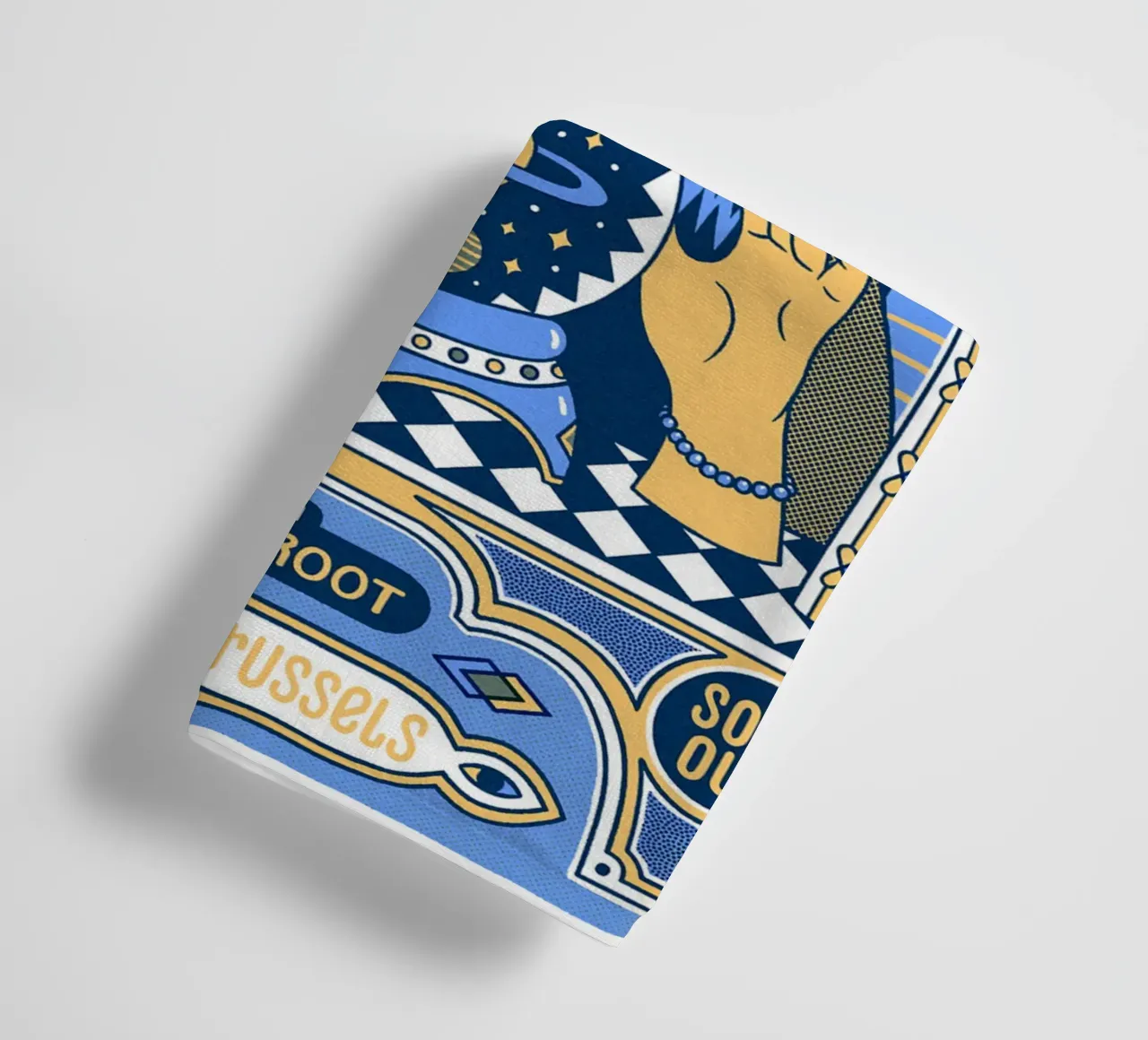 Poster di Grooves from Another World asciugamano da bagno da mamass