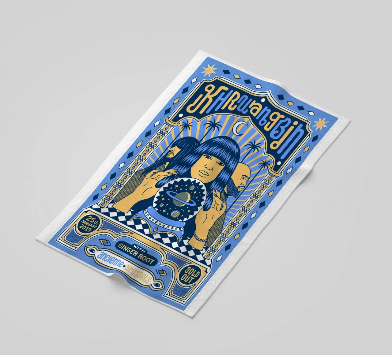 Poster di Grooves from Another World telo mare da mamass