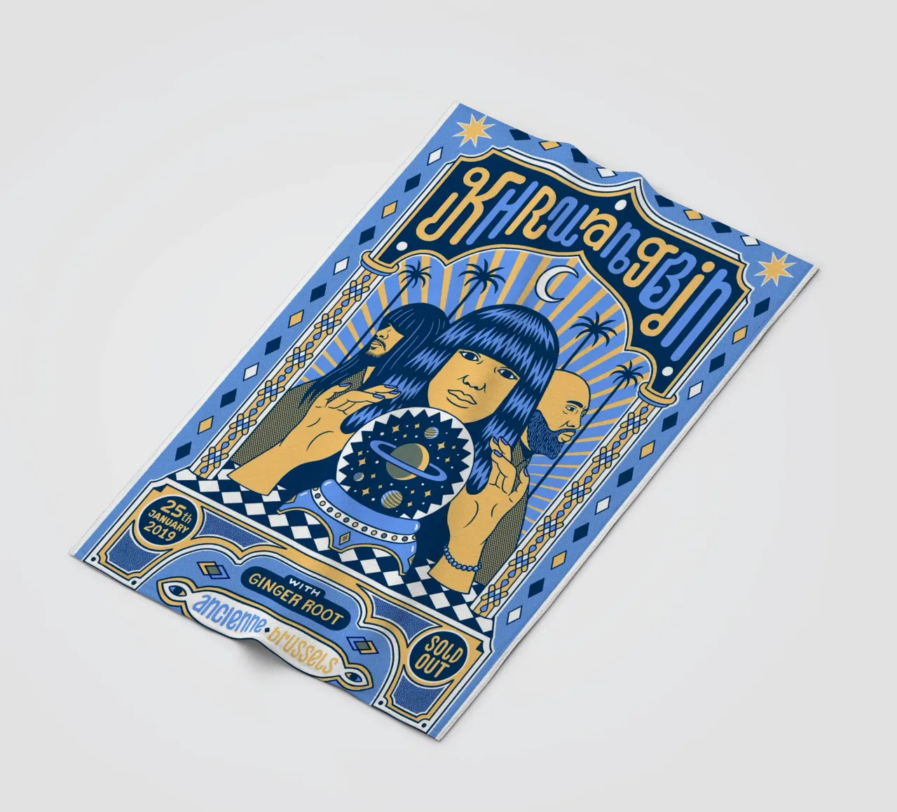 Poster di Grooves from Another World coperta in pile da mamass
