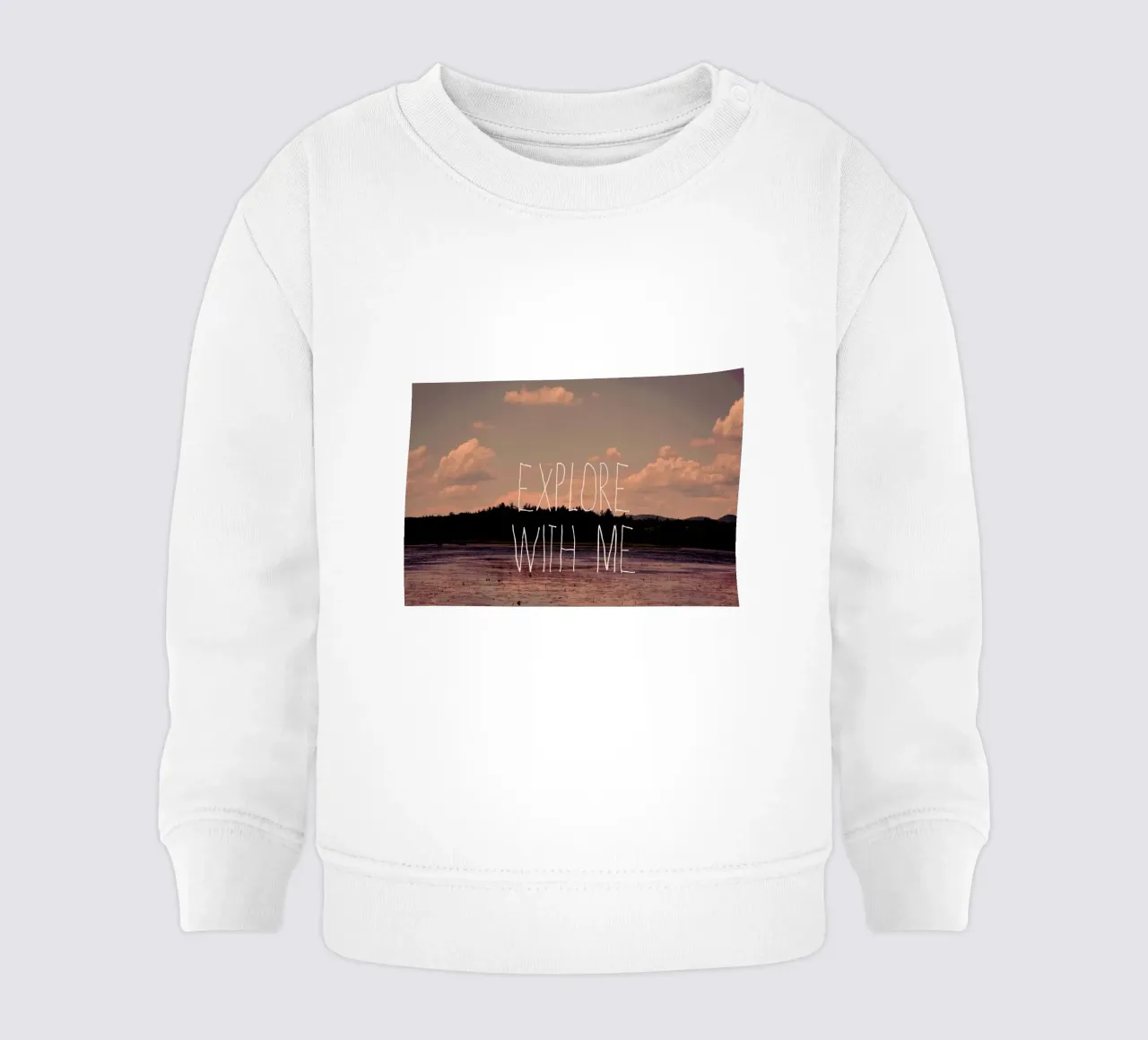 Explore with me felpa neonato da Vintage Skies