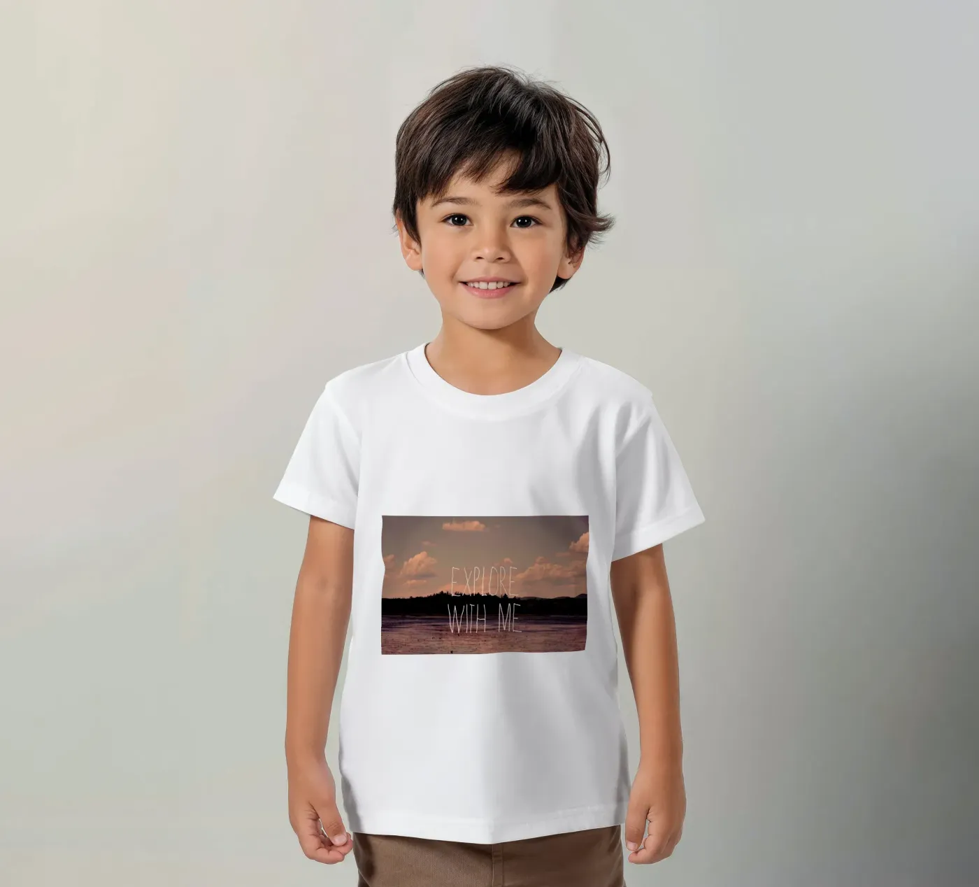 Explore with me t-shirt bambini da Vintage Skies