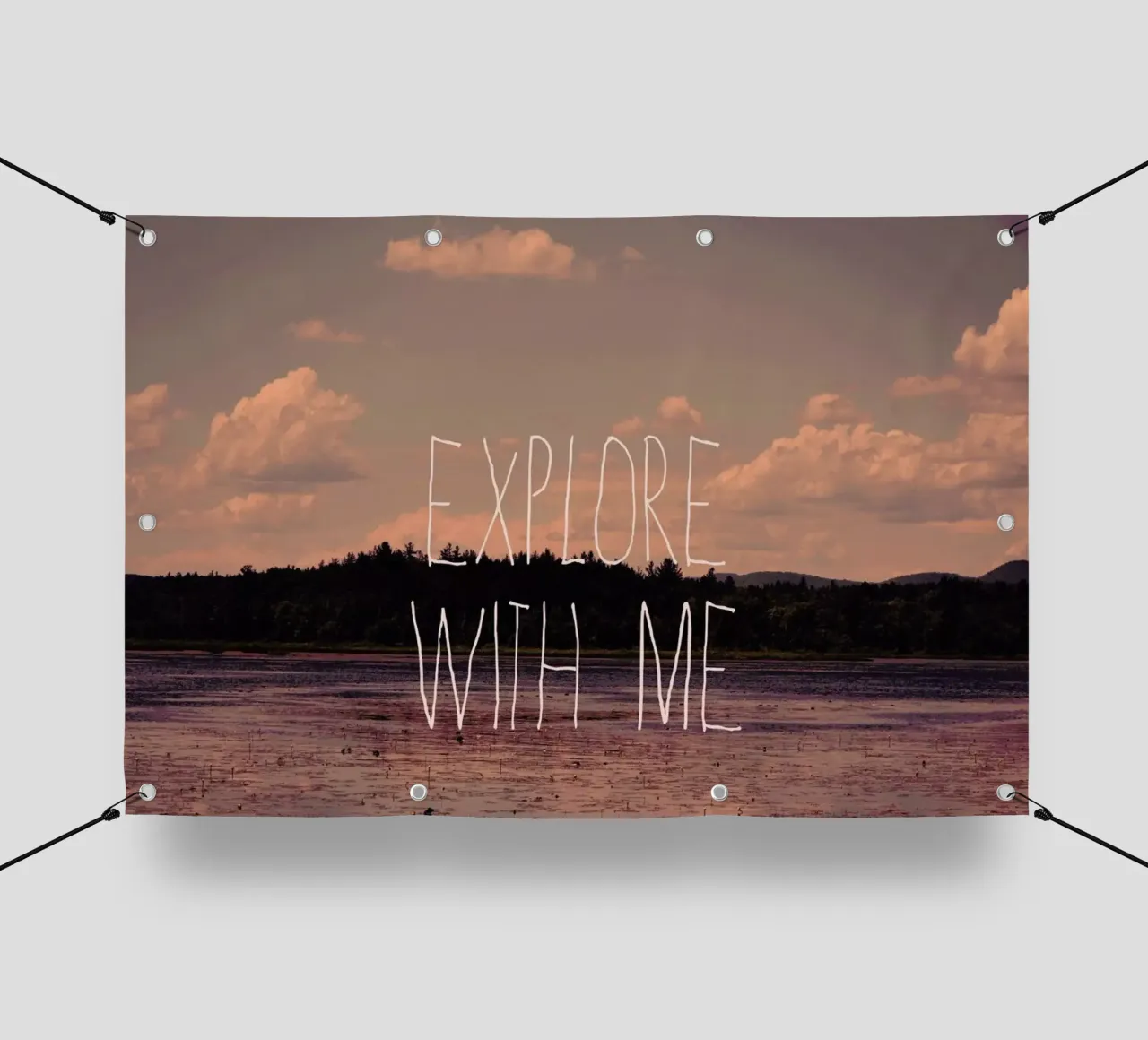 Explore with me telo in pvc da Vintage Skies