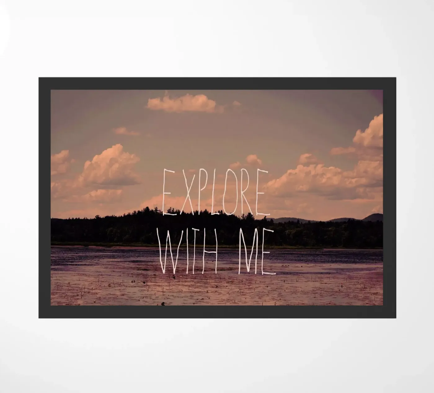 Explore with me doormat by Vintage Skies