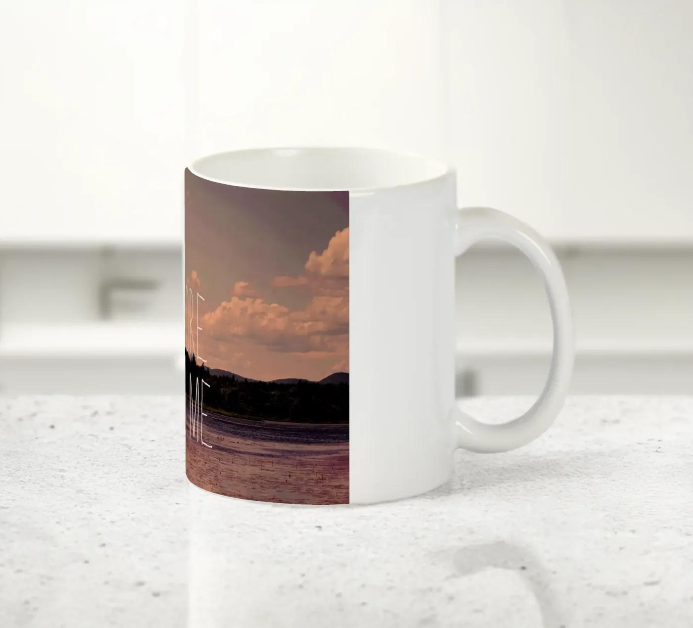 Explore with me ceramic mug by Vintage Skies