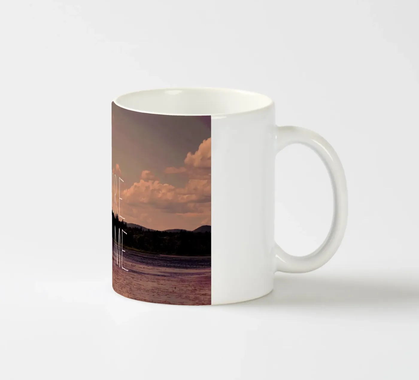 Explore with me ceramic mug by Vintage Skies