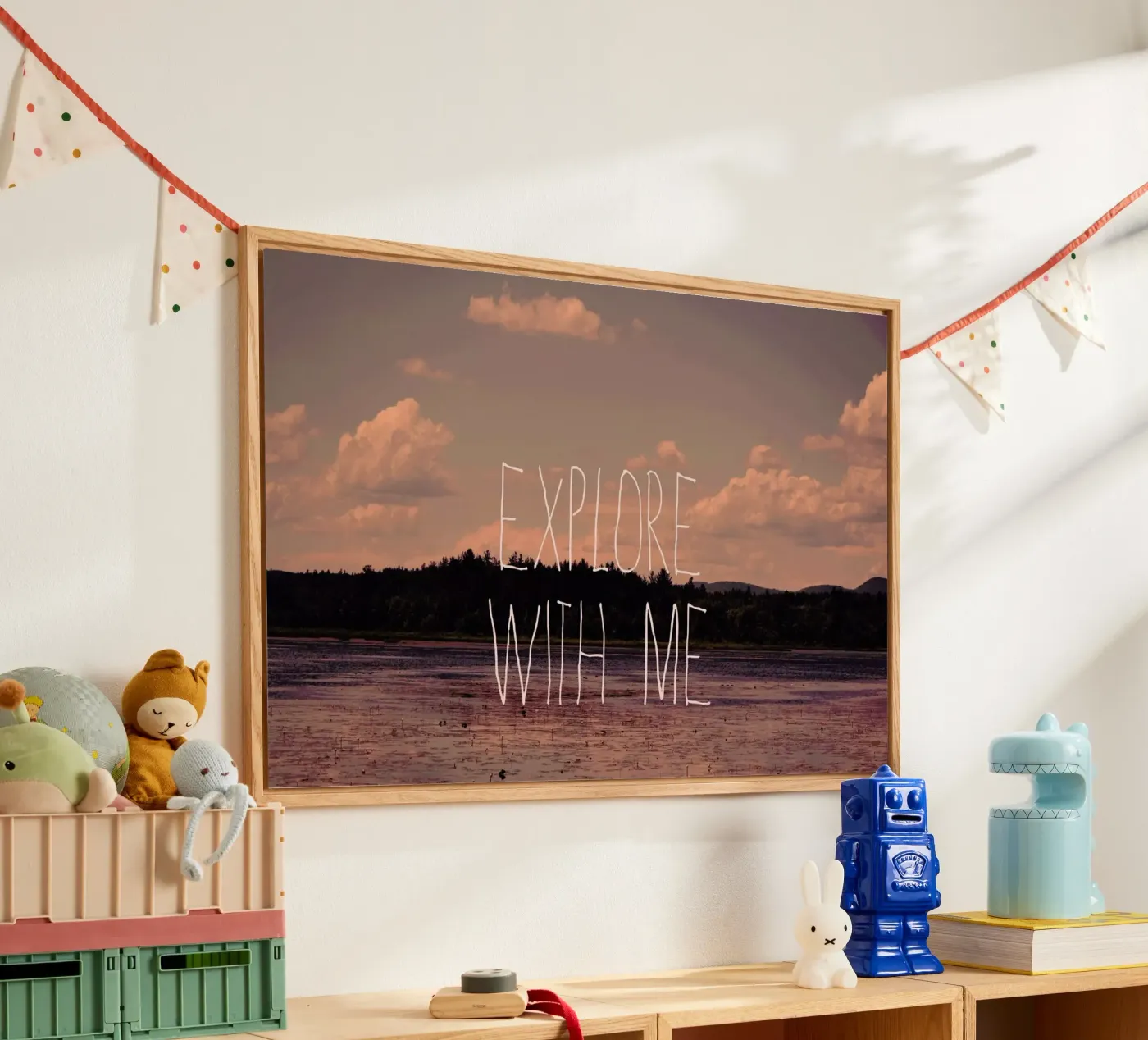 Explore with me Acryl-Glas von Vintage Skies