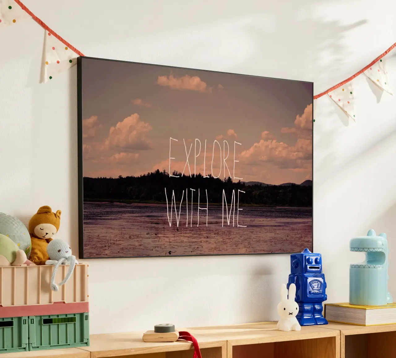 Explore with me alluminio dibond da Vintage Skies
