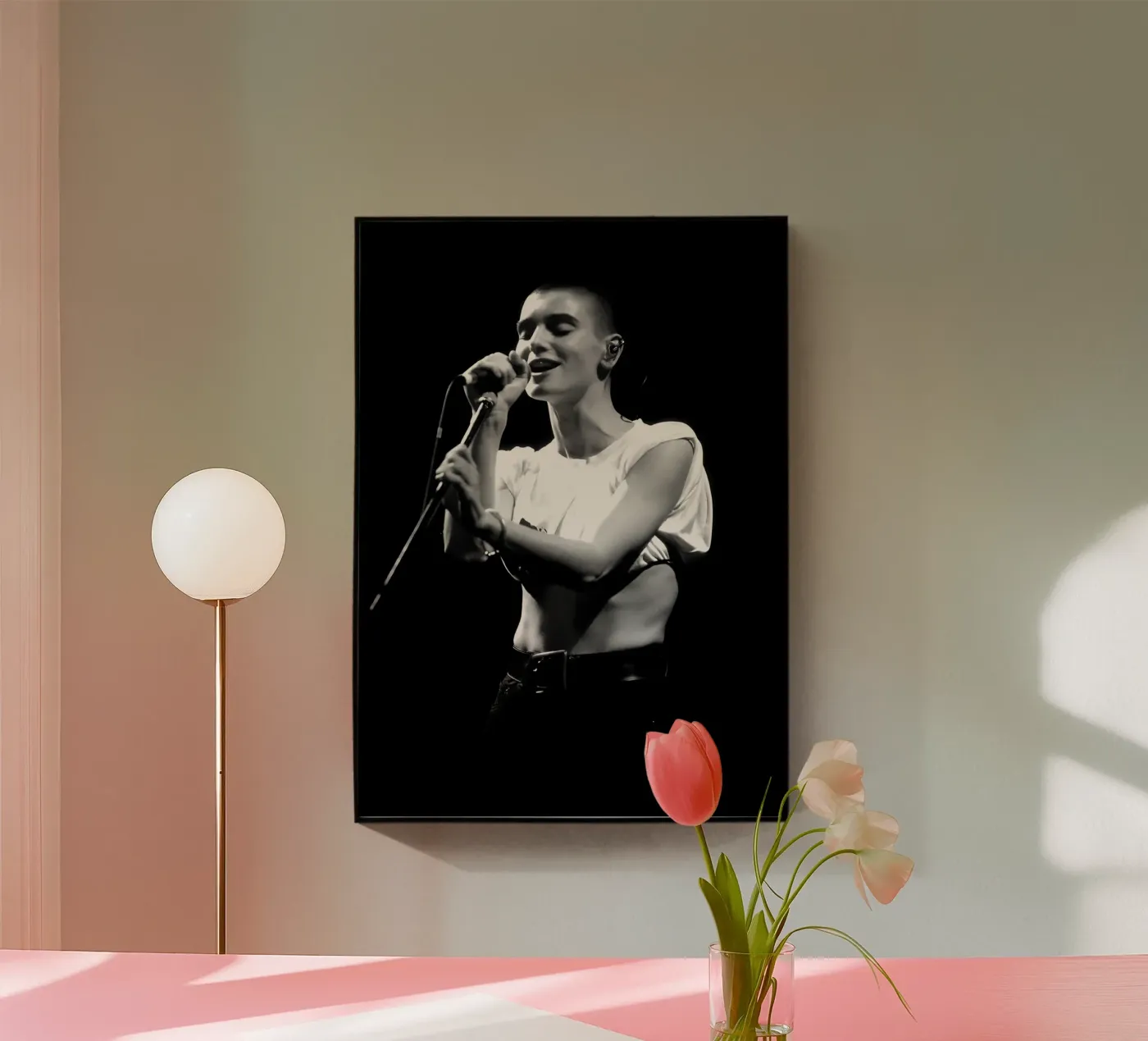 Sinead O'Connor plexiglass da Digital Street art
