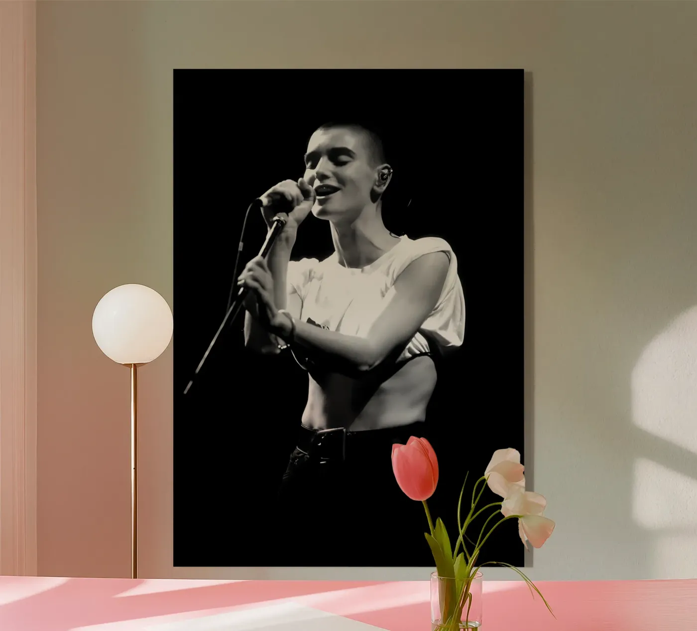 Sinead O'Connor plexiglass da Digital Street art
