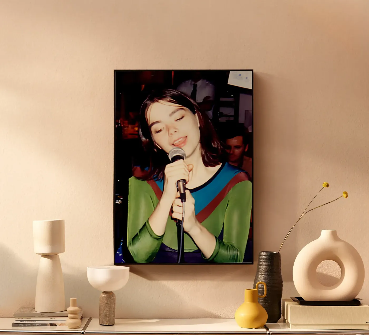 Bjork Acryl-Glas von Digital Street art