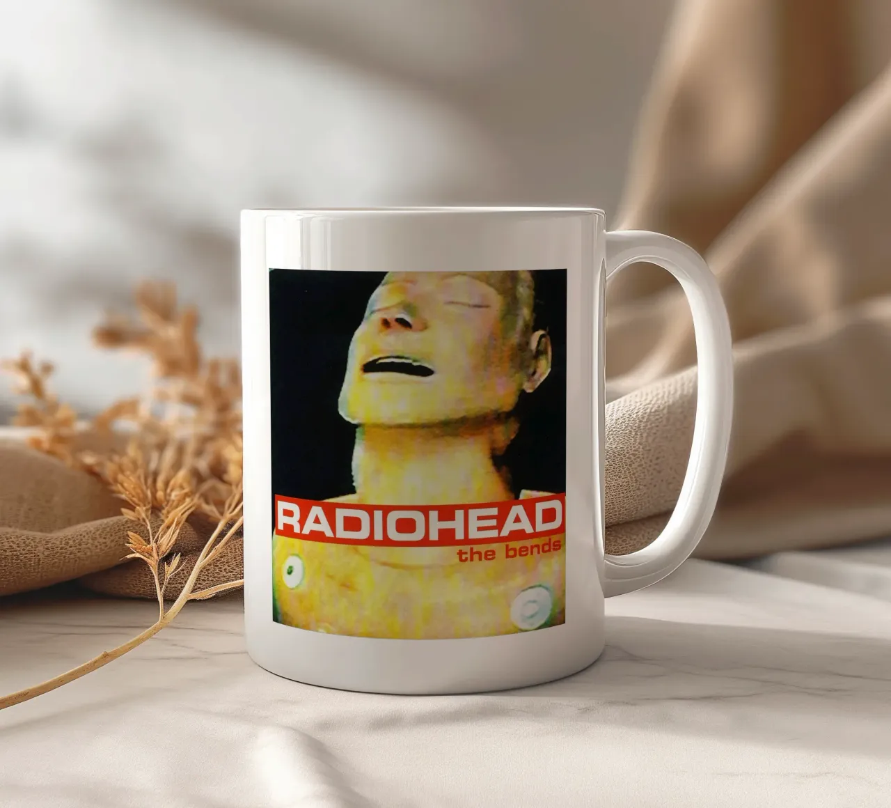 L'evoluzione dei Radiohead The Bends tazza in ceramica da dumbbilget