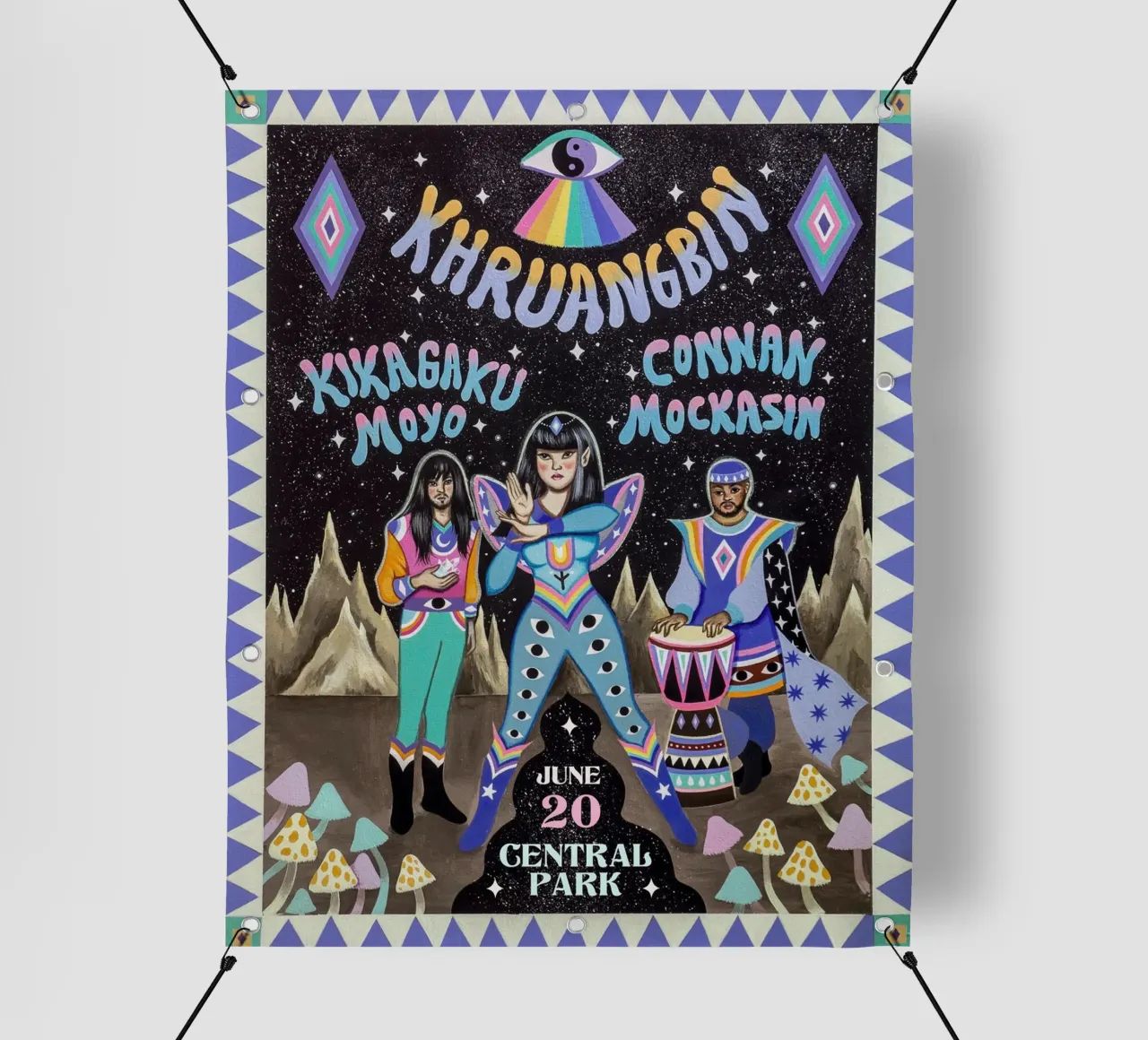 Poster degli Esploratori del Funk Globale telo in pvc da mamass