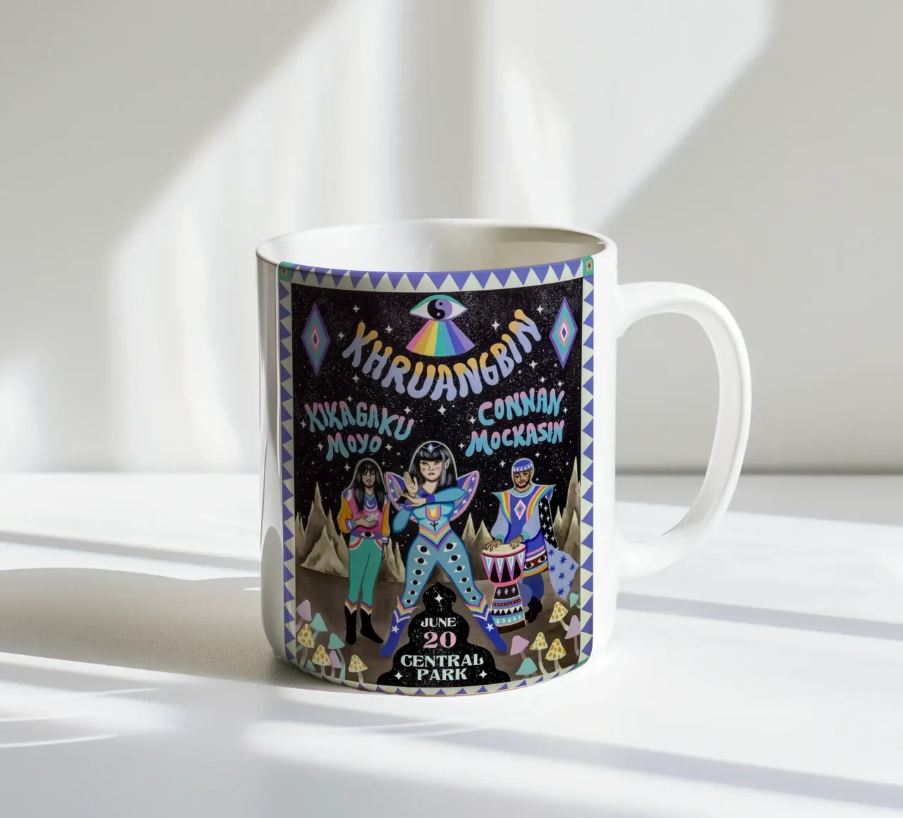 Poster degli Esploratori del Funk Globale tazza in ceramica da mamass