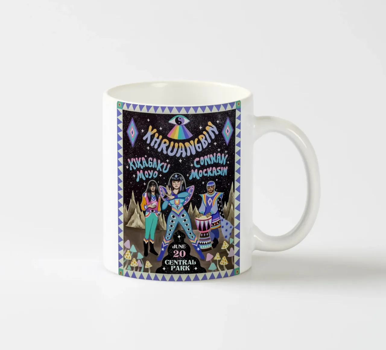 Poster degli Esploratori del Funk Globale tazza in ceramica da mamass
