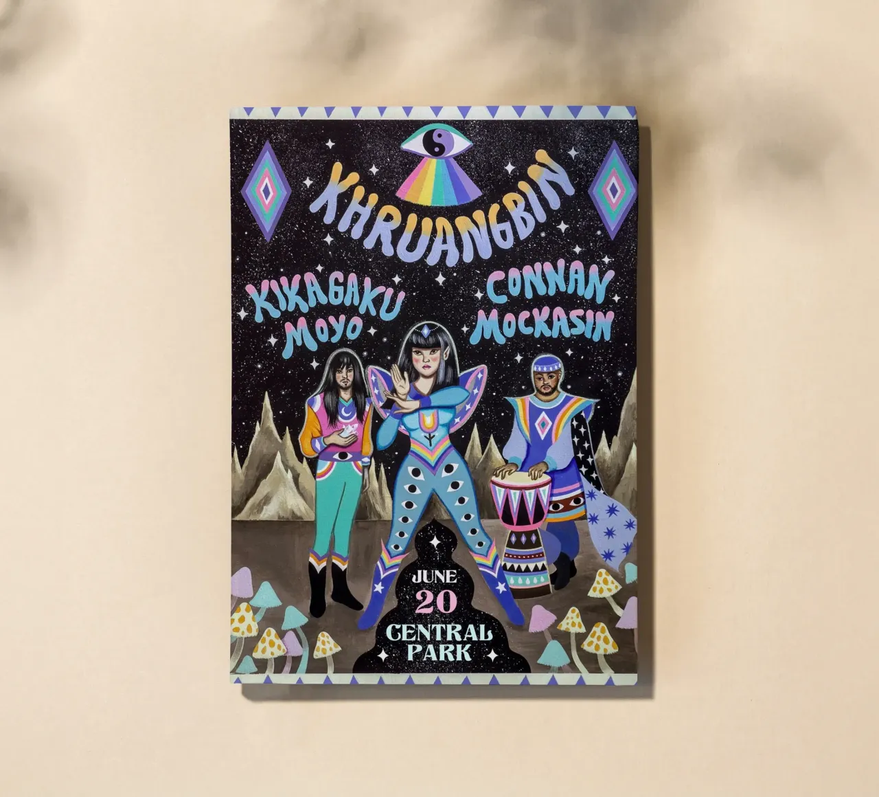 Global Funk Explorers Poster notebook by mamass