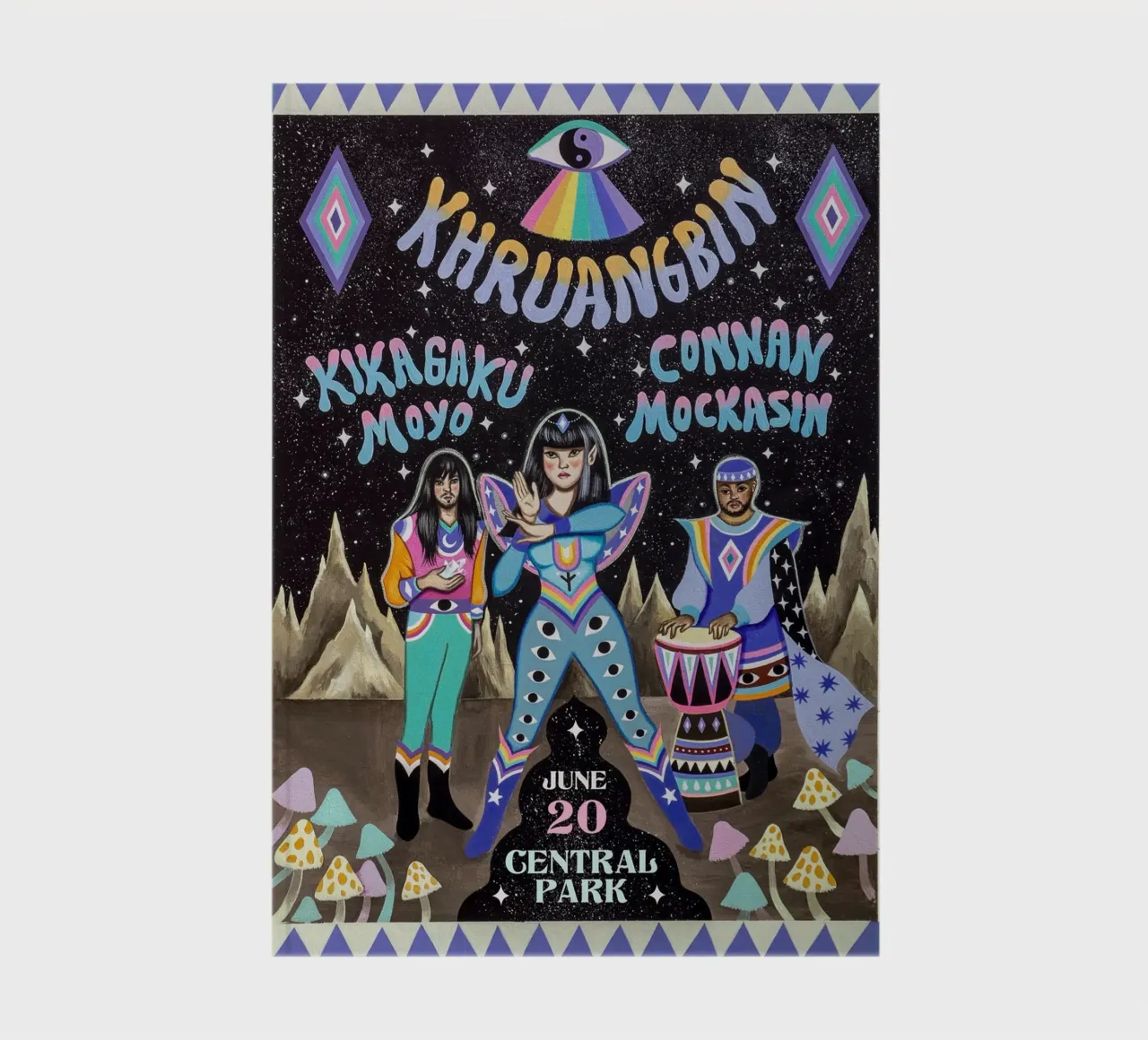 Global Funk Explorers Poster notebook by mamass