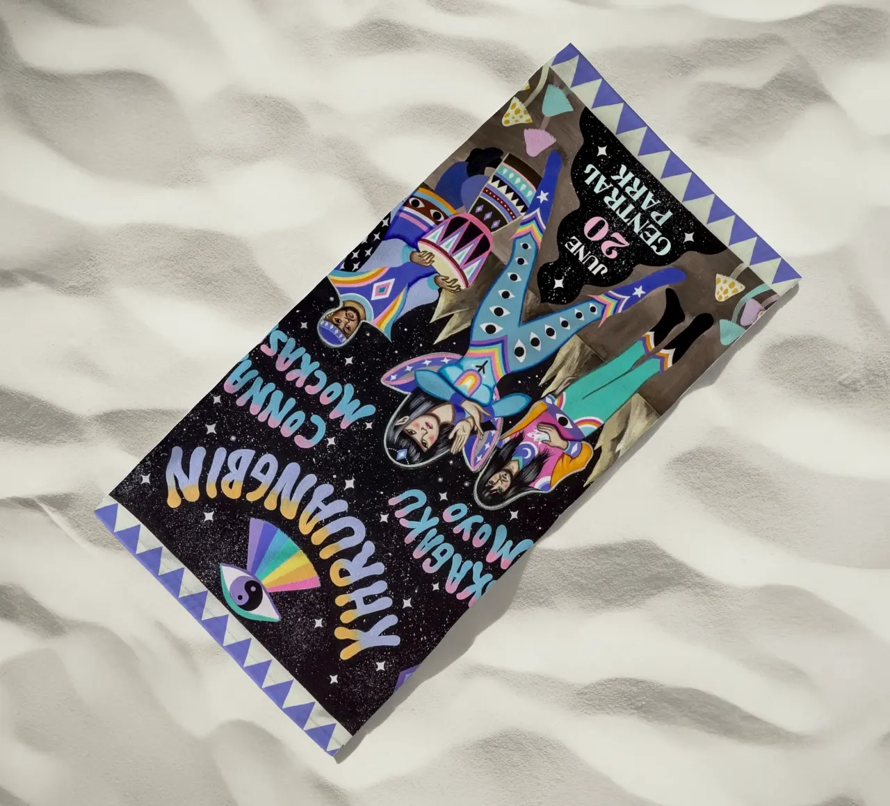 Poster degli Esploratori del Funk Globale telo mare da mamass