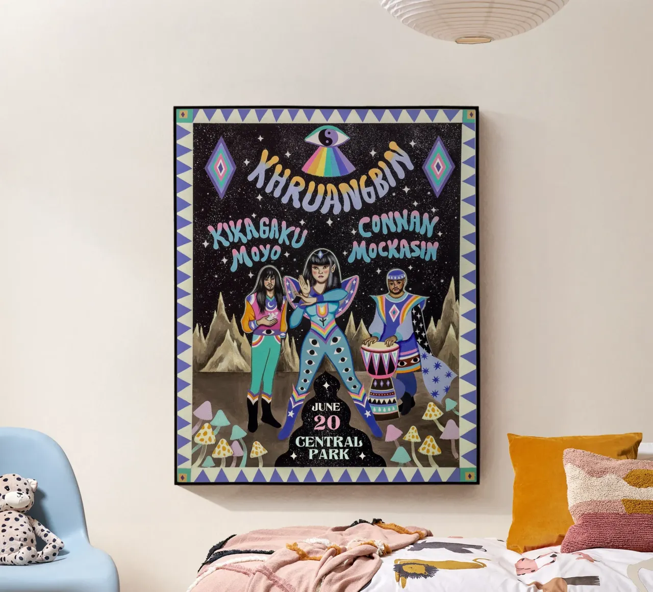 Poster degli Esploratori del Funk Globale plexiglass da mamass