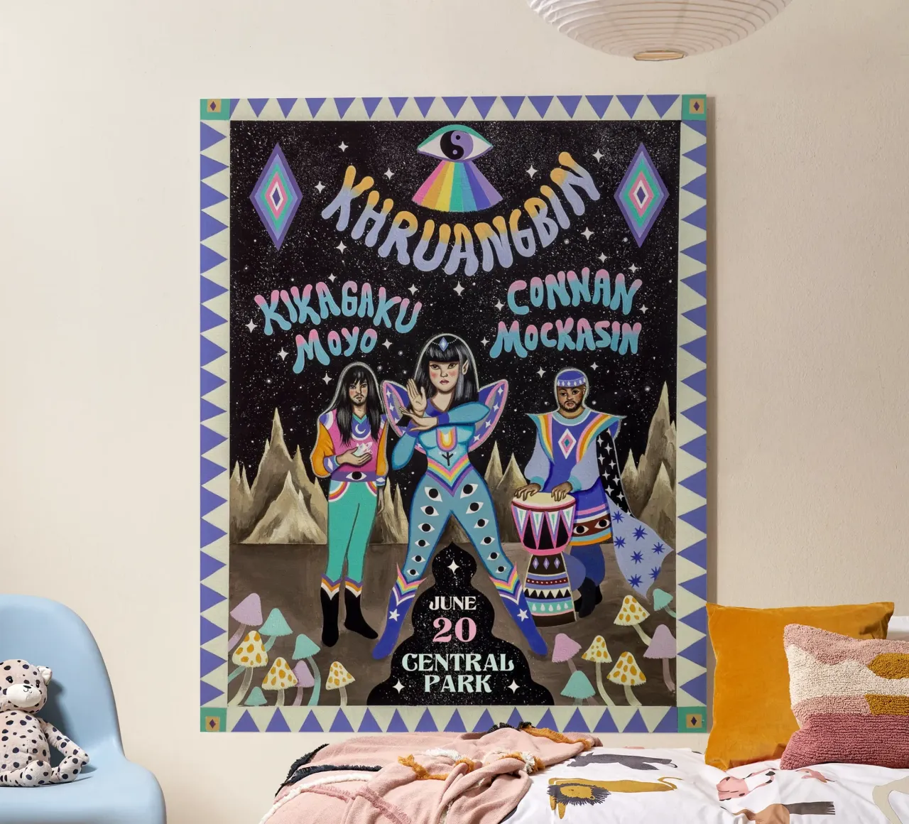 Poster degli Esploratori del Funk Globale plexiglass da mamass