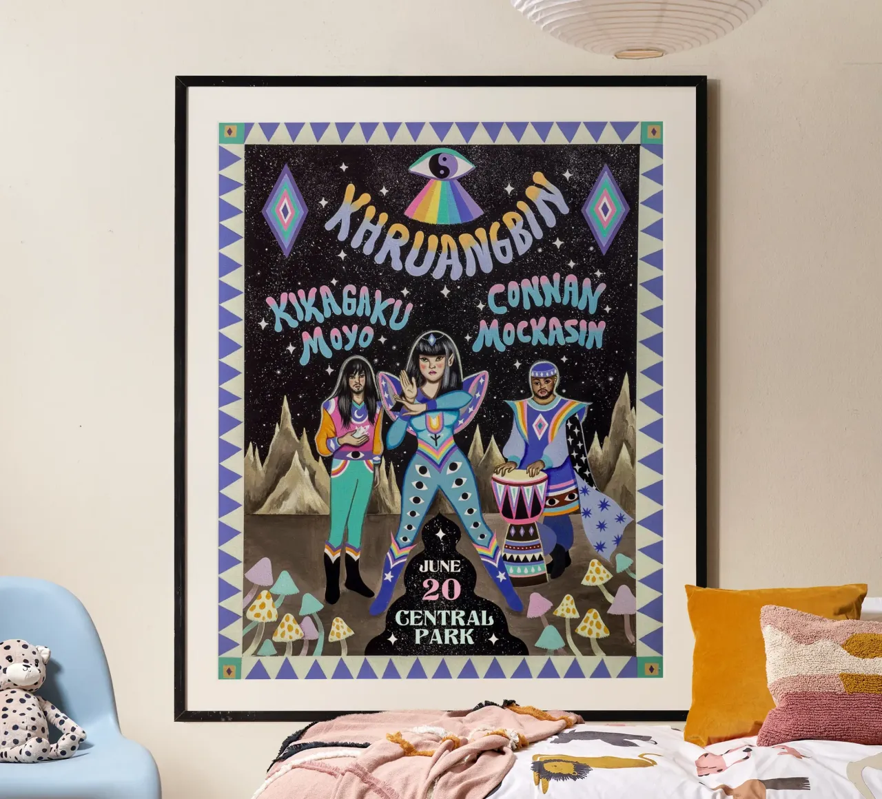 Global Funk Explorers Poster Hahnemühle von mamass