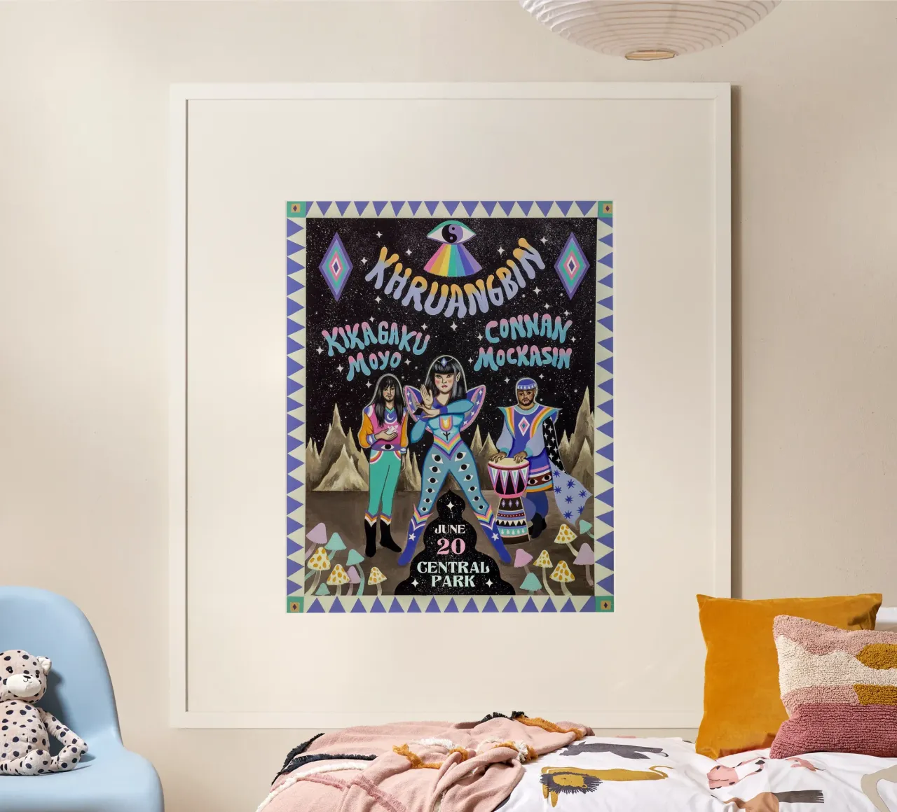 Global Funk Explorers Poster Hahnemühle von mamass