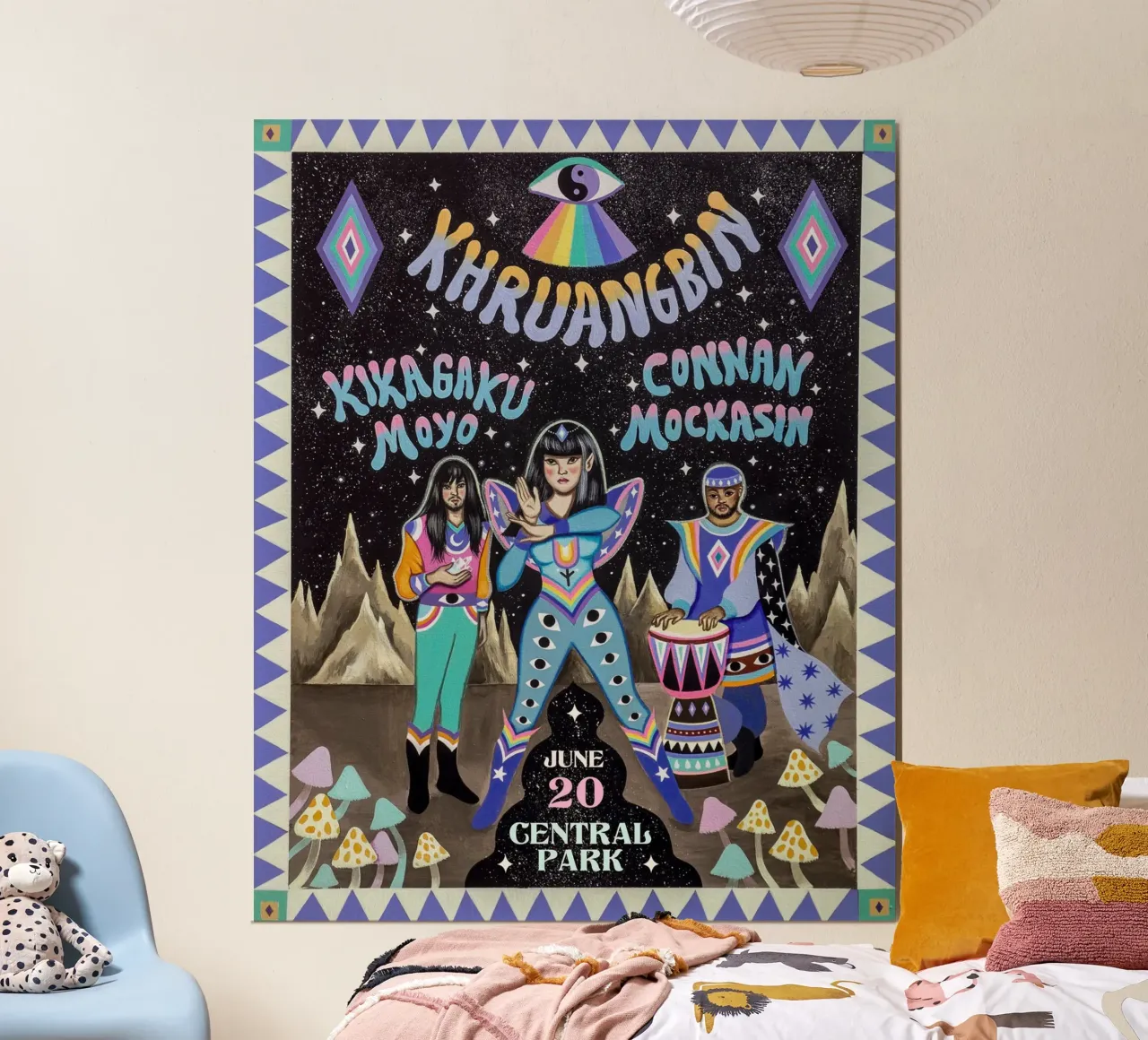 Global Funk Explorers Poster Hahnemühle von mamass
