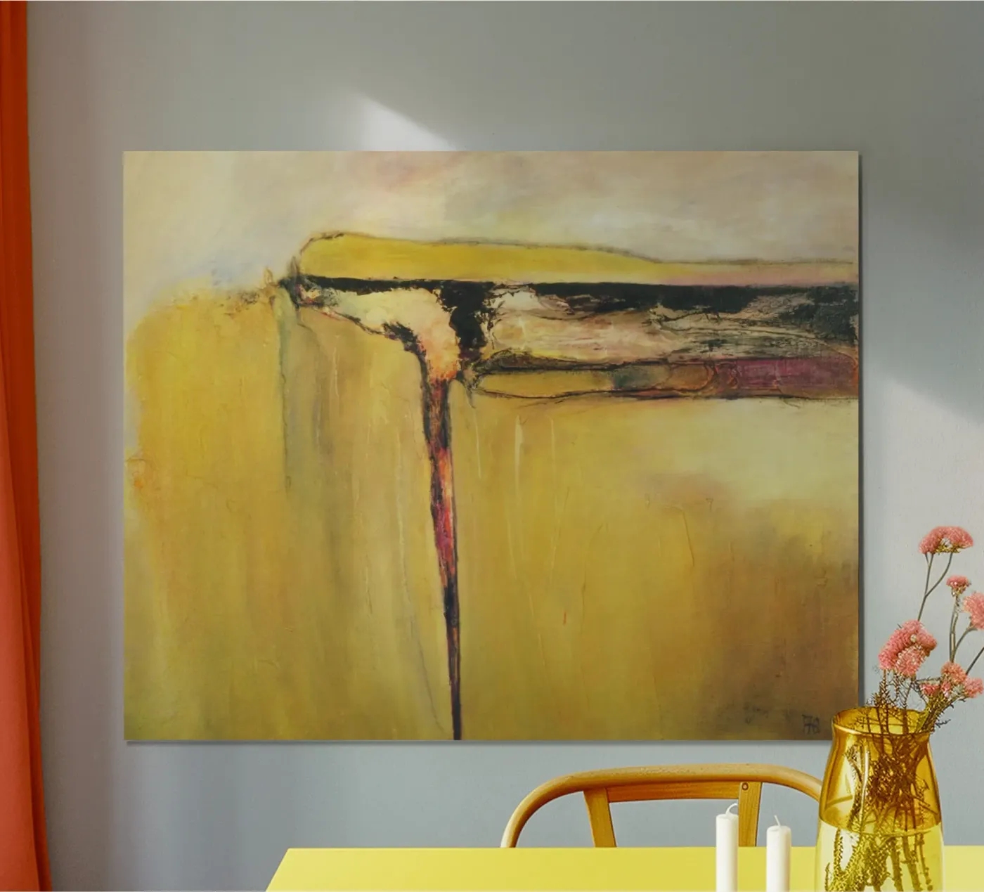 Giallo II poster da Anita Gewald