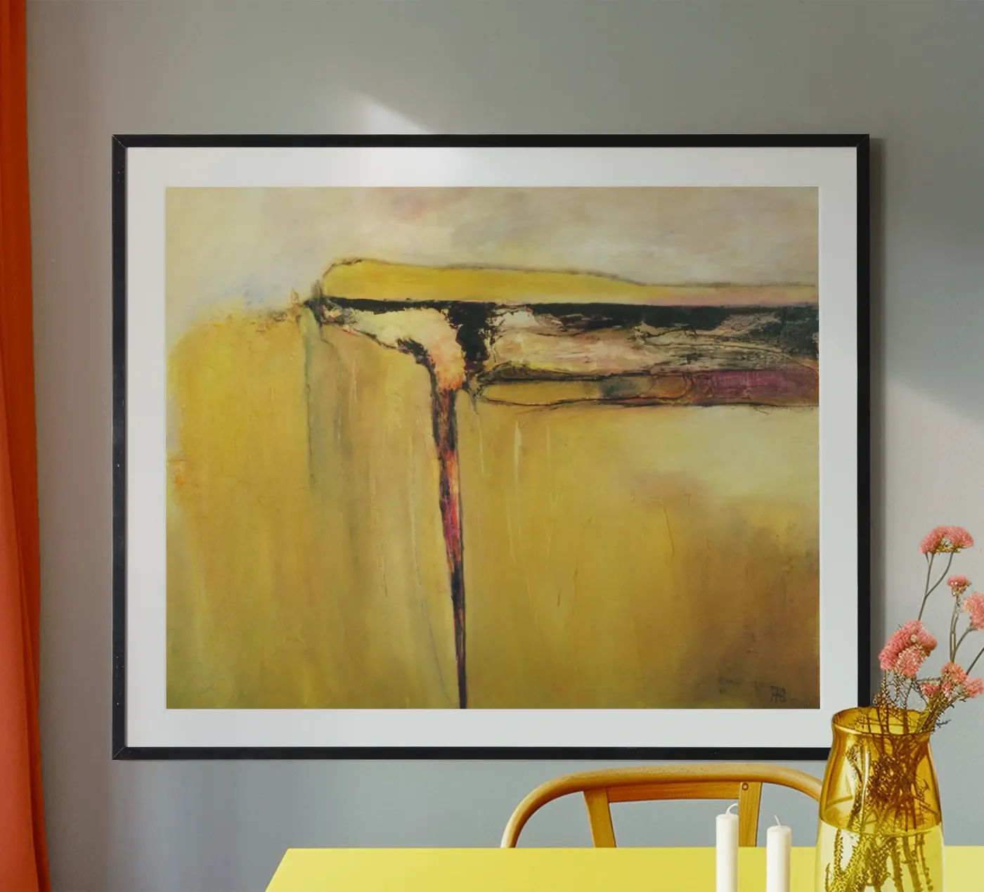 Giallo II poster da Anita Gewald