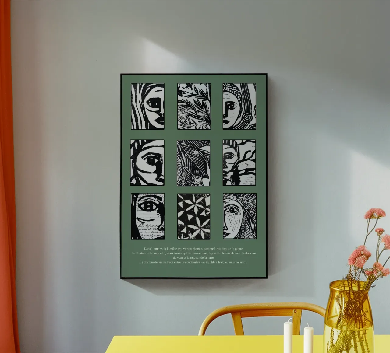 Luce nell'ombra plexiglass da apoplasticienne